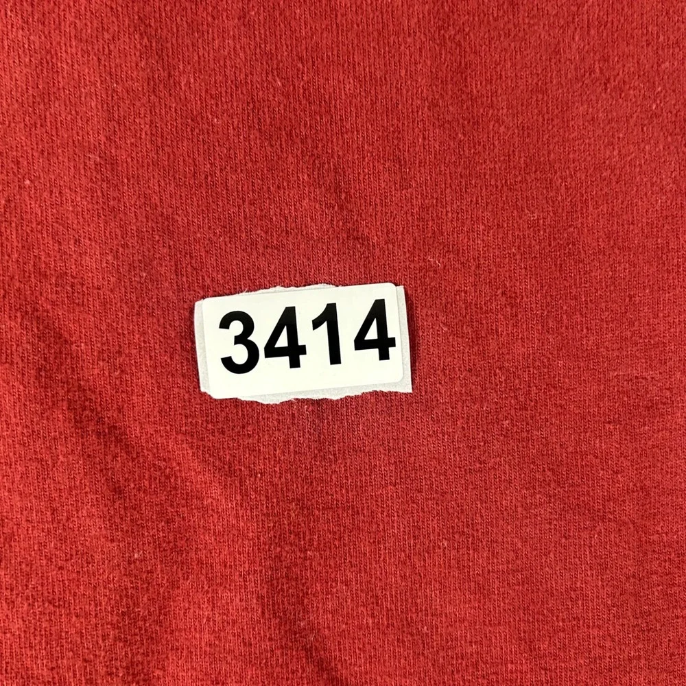 Orvis Pullover Mens XL Tall Red Colorblock Elbow Patch 1/4 Zip Rare